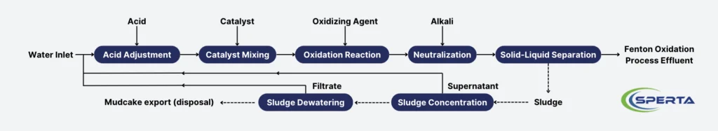 Fenton Reaction Process