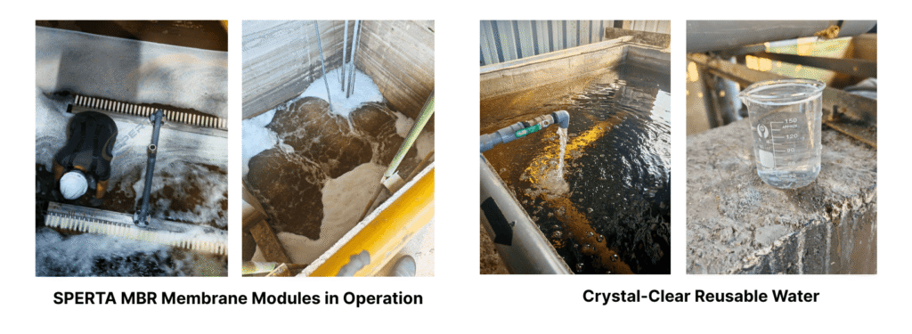 Food Wastewater MBR Process Site Photo II
