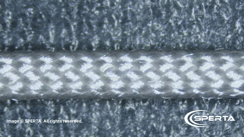 High-strength braided fiber with tight weave structure for enhanced durability