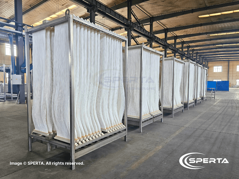 Customized MBR membrane modules tailored to project-specific operating conditions.