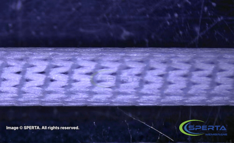 Standard-strength braided fiber with a loose weave structure for regular applications