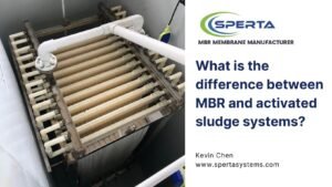 What is the difference between MBR and activated sludge systems
